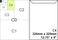 C4 size envelope